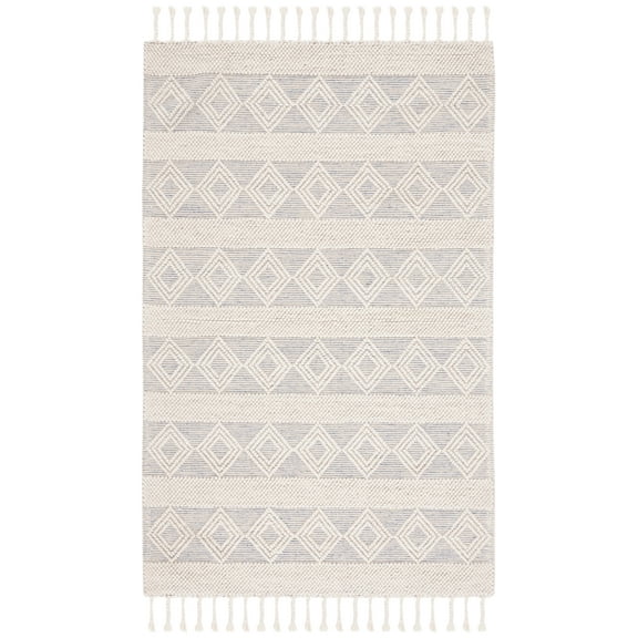 SAFAVIEH Natura Isaiah Southwestern Wool Area Rug, Ivory/Beige, 8' x 10'