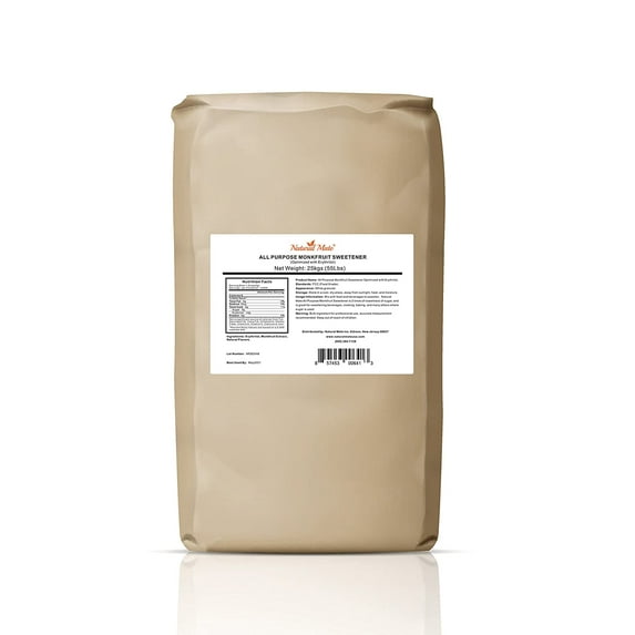 All Purpose Granular Monkfruit Sweetener (with Erythritol) |2x Sugar Sweetness (Net Weight 10kgs/22Lbs/352oz)