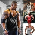 thumbnail image 1 of Original Men Gym Muscle Shirt Y Back Stringer Tank Top Vest  Bodybuilding Fitness Muscle, 1 of 4