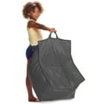 thumbnail image 3 of Posh Creations Newport Bean Bag Chair, Kids, 2.1 ft, Charcoal Gray, 3 of 6