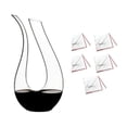 thumbnail image 3 of Riedel Amadeo Decanter with 5 Large Microfiber Polishing Cloths Bundle, 3 of 6