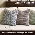 thumbnail image 4 of Floral Pillow Covers 18x18 Couch Pillows for Living Room Farmhouse Neutral Pillow Covers Decorative Throw Pillow Covers Accent Sofa Pillows 1PC, Dark Brown, 4 of 15