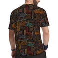 thumbnail image 2 of Wukai Polynesian Turtles Print Men's Short-Sleeved Mesh T-Shirt,Quick-Dry Short Sleeve Workout T-Shirt-XX-Large, 2 of 8