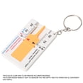thumbnail image 4 of Tire Depth Gauge, 0.1mm Key Chain Design Tyre Depth Ruler, Portable For Tire Repair Accessories Tire Repair Tools Measuring Gauge Measuring Ruler, 4 of 8