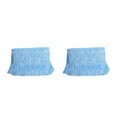 thumbnail image 3 of Sonducket el borde de flecos de poliéster más fino para manualidades y necesidades de ropa manualidades DIY ropa borla azul claro azul claro 2Conjunto, 3 of 6