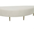 thumbnail image 2 of TOV Furniture Bianca Cream Velvet Full Size Bench, 2 of 6