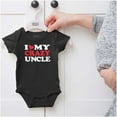 thumbnail image 5 of Love Crazy Uncle Family Niece Nephew Romper Boys or Girls Infant Baby Brisco Brands 12M, 5 of 6