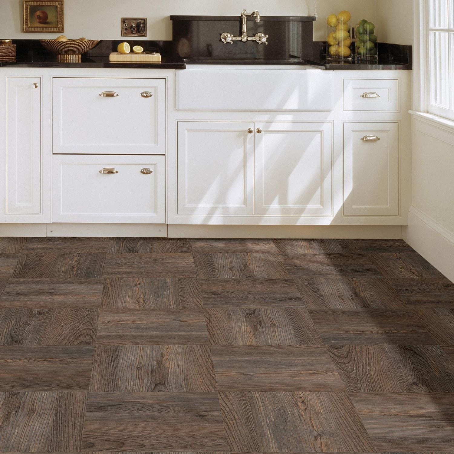 FloorPops Knotting Hill Peel and Stick Floor Tiles Set of 20