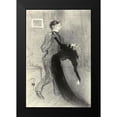 thumbnail image 2 of Toulouse-Lautrec, Henri de 13x18 Black Modern Framed Museum Art Print Titled - The Fainting Fit, 2 of 5