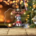 thumbnail image 3 of Hello Winter Alaskan Malamute Football Snowman Welcome Snowy Morning Acrylic Benelux Ornament Alaska Mal Dog Lovers Gifts Home Tree Decor - 01012, 3 of 4