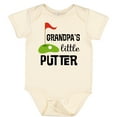 thumbnail image 3 of Inktastic Golfing Grandpa Little Putter Boys or Girls Baby Bodysuit, 3 of 5