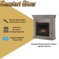 thumbnail image 3 of Comfort Glow Dual Fuel Ventless Gas Fireplace 26000 BTU Heats 900 sq ft - Pewter Oak - GFD3840T, 3 of 5