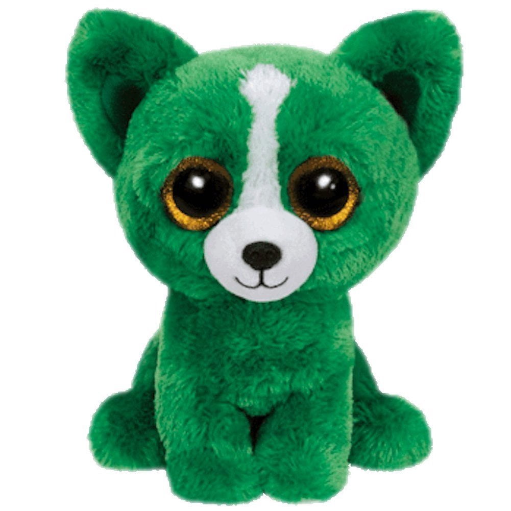 6" BOOS TY MWMT EMERALD THE CHIHUAHUA BEANIE BOO PAT'S DAY NEW RELEASE FOR ST 