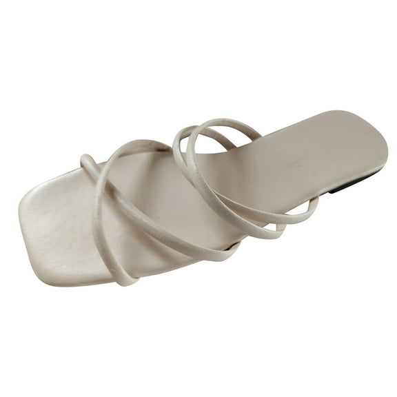 Utoimkio Flip Flops for Women Size 8 Women's Summer Sandals On The Beach with Crosscut Sandals