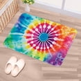 thumbnail image 5 of Tie Dye Polyester Non-Slip Machine Washable Chair Rugs Office Mat Area Rugs Bath Rug, 5 of 6