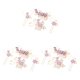 thumbnail image 4 of Qarigey 4 piezas de peinetas de flores de boda conjunto elegante hermoso tocado de novia adorno de moda accesorio de joyería púrpura Type1 NO1, 4 of 6
