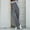 Grey, variant on Women's Casual Sleeveless Dungarees Loose Long Jumpsuit Pants Trousers Overalls