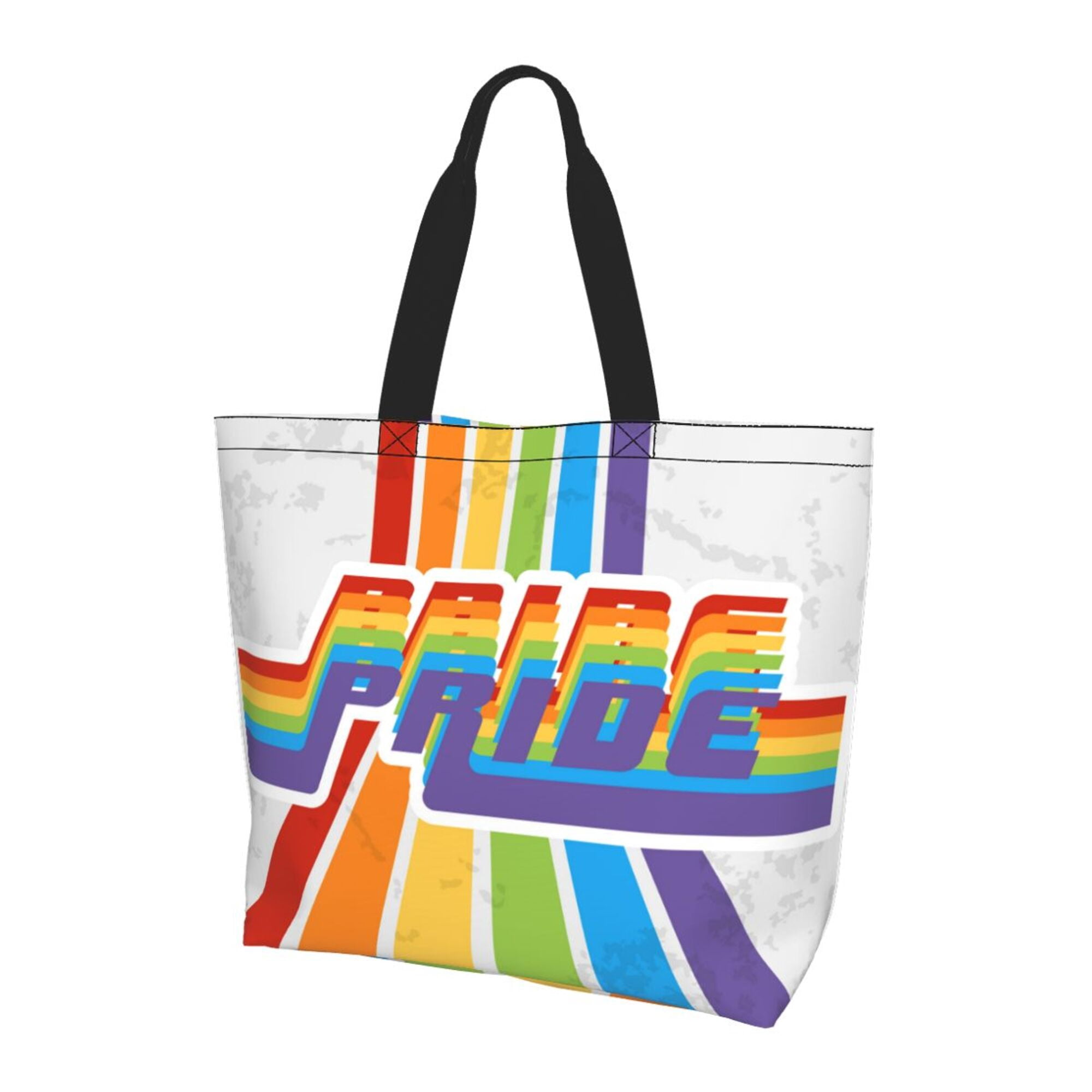 ZICANCN LGBT Pride Rainbow Tote Bag , Grocery Bags Reusable Shopping ...