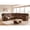 Light Brown, variant on Ellesophas 109" Power Reclining Sectional Sofa, Light Brown Faux Leather Modular Couch with 2 Storage Consoles & 4 Cup Holders, Living Room Furniture Set