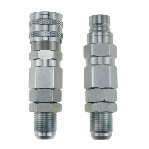 Hvacstar 12 JIC Flat Face Hydraulic Quick Connect Coupler for Bobcat 7753 773 873 963