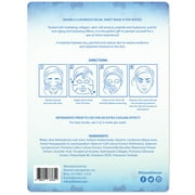 Ebanel 10-Pack Collagen Face Mask, Instant Brightening Hydrating Face Sheet Mask
