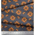 thumbnail image 3 of Soimoi Poly Crepe Fabric Fox Kids Print Fabric by The Yard 42 Inch Wide, 3 of 3