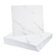 thumbnail image 1 of Uxcell 20Pcs Azulejos de Mármol Autoadhesivos, Paneles de Pared Impermeables para Salpicadero, Azulejos de Ducha Autoadhesivos de 11.81"x11.81" para Baño, Diseño Elegante en Blanco, 1 of 7