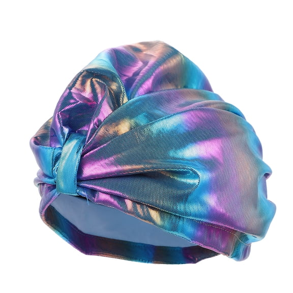 BESTOYARD Swim Cap Turban Waterproof Swimming Hat Nylon 1Pcs