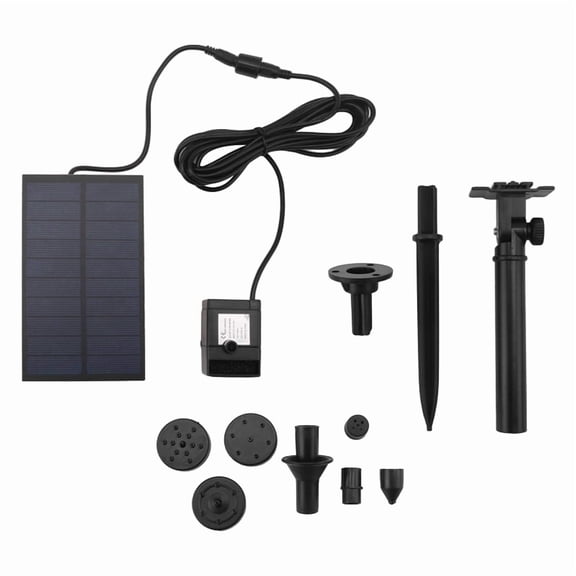 Solar Water Fountain Pump, Solar Bird Bath Fountain Pump Outdoor with Tubing, Solar Powered Fountain Pump