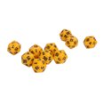thumbnail image 2 of 10-Pack Yellow 20-Sided Polyhedral Dice, Durable High-Strength Plastic Dice with Clear Large Numbers - Perfect Math Teaching Aids, Gaming Supplies for Tabletop Games, Parties, Friend Gatherings &, 2 of 6