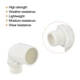 thumbnail image 4 of Adaptador de Codo de Agua de PVC Uxcell G3/4 Rosca Macho 32mm ID, Blanco, 4 of 5