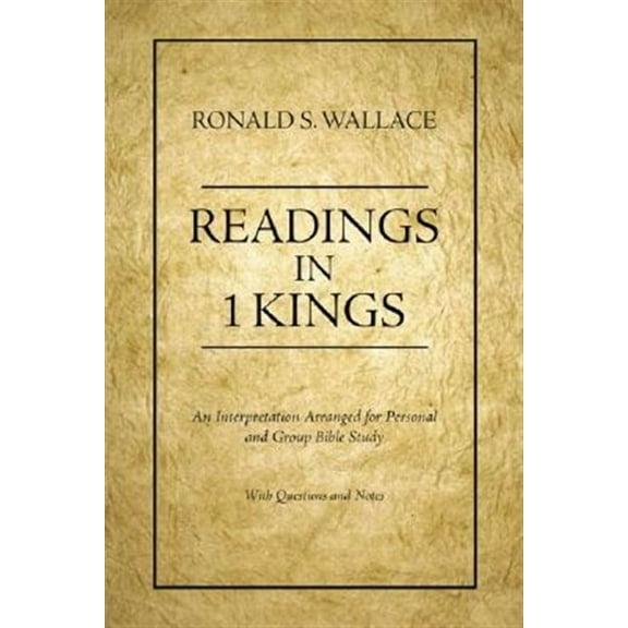 Readings in 1 Kings (Paperback)