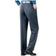 thumbnail image 3 of Pantalones de traje de hombre con cremallera y bolsillo, rectos, de tubo, de color liso, de poliéster, 3 of 6
