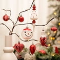 thumbnail image 5 of Christmas Paradise Ornament Bundle Mega Set, 155 Red and White Baubles with Many Themes, 5 of 9