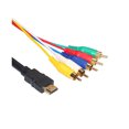 thumbnail image 3 of 5Ft HDMI-compatible Male to 5-RCA RGB Audio Video AV Component Convert Cable Gold Plated-, 3 of 5