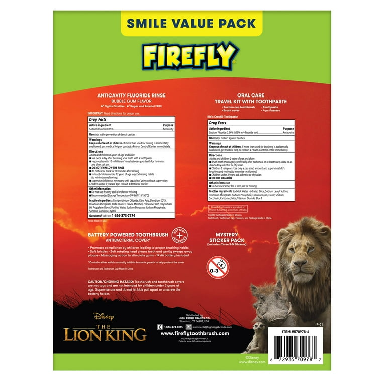 American 2024 lion toothpaste