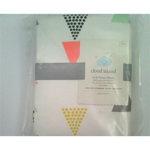 cloud island fitted crib sheet