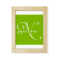 thumbnail image 1 of Letter Expression Nature Art Deco Fashion Desktop Adorn Photo Frame Display Art Painting Wooden, 1 of 3