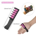 thumbnail image 4 of PayUSD Chalk Comb Temporary Hair Color Dye for Girls Kids Washable Hair Chalk for Girls Toys for Birthday Party Cosplay DIY Christmas, 6 Colors, 4 of 10