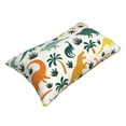 thumbnail image 3 of Kll Dinosaurs And Tropical Leaves Pillow Covers Envelope Closure,Super Soft And Cozy Fuzzy Fleece Pillow Case Cover 20"X30", 3 of 8