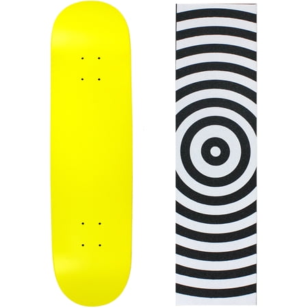 Skateboard Deck Pro 7-Ply Canadian Maple NEON YELLOW With Griptape 7.5  - 8.5 price history on PriceWatchPro