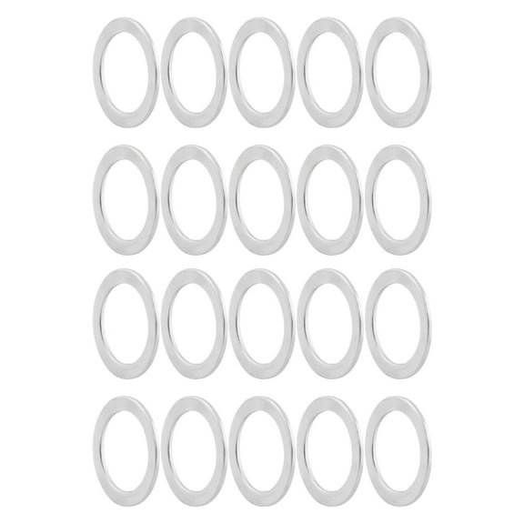 10Pcs/pack Stainless Steel Bicycles Pedal Gasket Bicycles Pedal Washers Replacement Set for Mountain Bike Road Bicycles