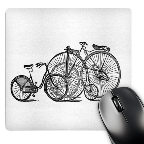 3dRose, 3 Vintage Bikes, MousePad