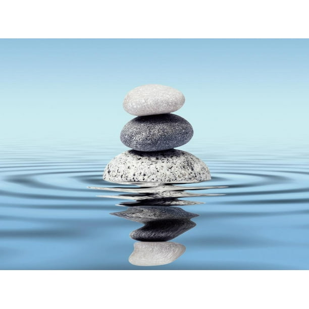 Zen Stones Balance Concept Scenic Unframed Photographic Print Wall Art By Dmitry Rukhlenko Walmart Com Walmart Com