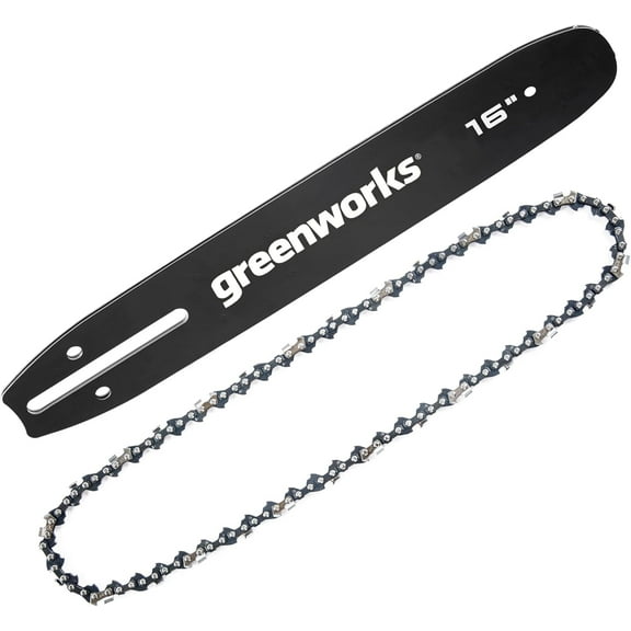 Greenworks 16" Replacement Chainsaw Bar and Chain Combo