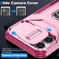 thumbnail image 3 of Funda para GANGXUN iPhone 12 Pro Max - Soporte metálico, Función magnética, Rosa, 3 of 5