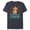 Navy Heather, variant on Disney Winnie the Pooh & Piglet Birthday Crew Party Matching - Short Sleeve Blended T-Shirt for Adults - Customized-Yellow