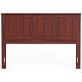 thumbnail image 4 of Glenwillow Home Wainscott Wood Panel Headboard in Cherry - Queen Size, 4 of 6