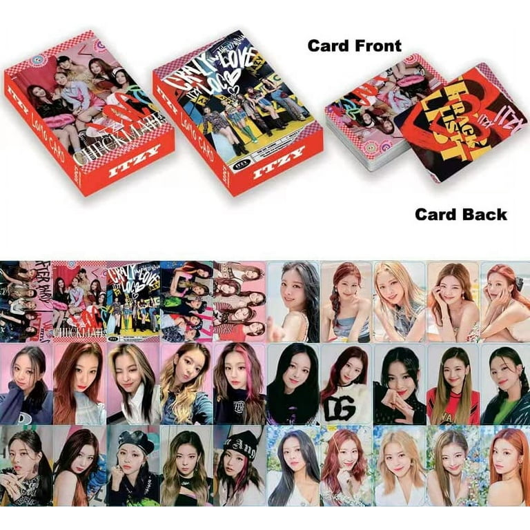 5 Pack/150 Pcs ITZY Lomo Kpop Photocards - High Quality Greeting