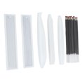 thumbnail image 1 of Pen Casting , Wide Application Silicone  Inner Wall Flexible Pen Shape  Easy Cleaning 5PCS Set  for Home, 1 of 8